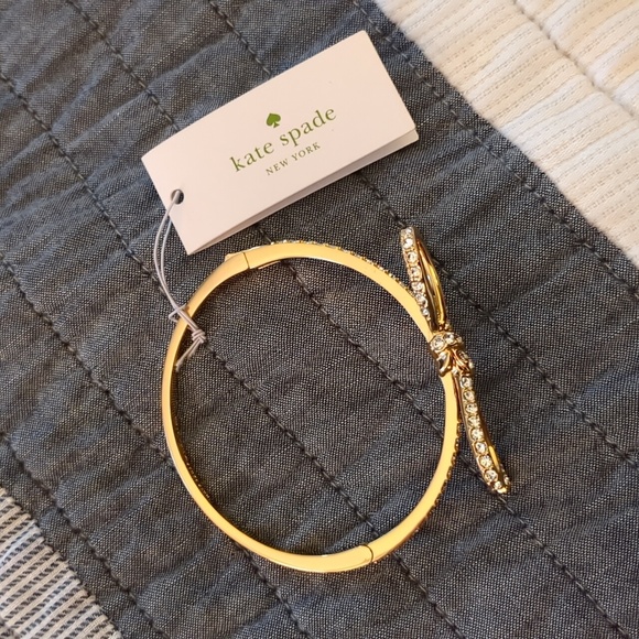 Jeweled Bow Bangle - Picture 2 of 4